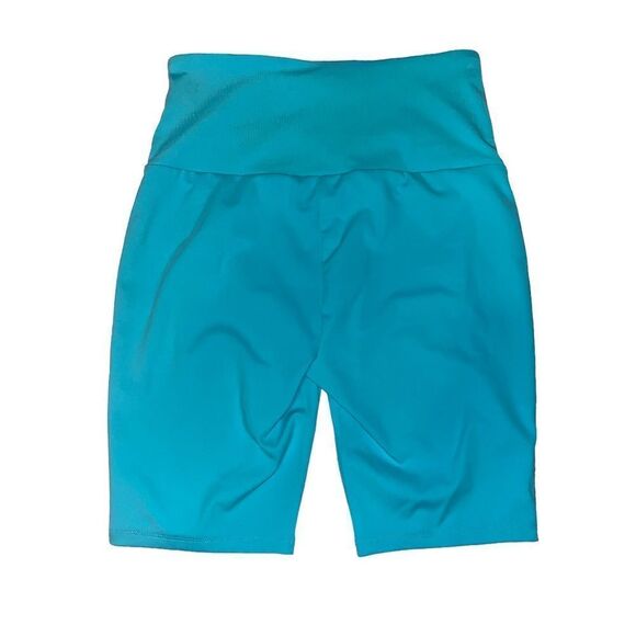 MICHAEL Kors Biker Shorts In Turquoise - Picture 2 of 3
